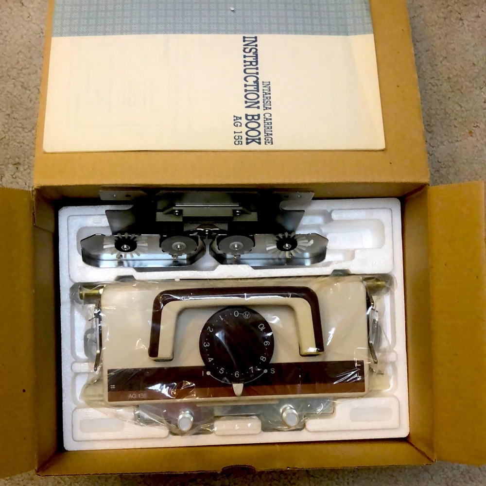 New in box AG 155 Intarsia Carriage